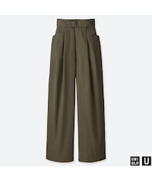 UNIQLO | ハイウエストツータックパンツ(その他パンツ)