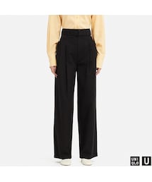 UNIQLO | ハイウエストツータックパンツ(その他パンツ)