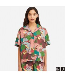 UNIQLO | オープンカラーシャツ(5分袖)(シャツ/ブラウス)