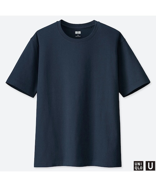 UNIQLO（ユニクロ）の「リラックスフィットクルーネックT（半袖）（Tシャツ/カットソー・レディース・YELLOW 45/NAVY 69/PURPLE 72/LIGHT GRAY 02/BROWN 34/OFF WHITE 01/BLUE 63/LIGHT PURPLE 70/BLACK 09/DARK GRAY 08・M/XL/XS/XXL/3XL/S/L）」の7枚目の写真