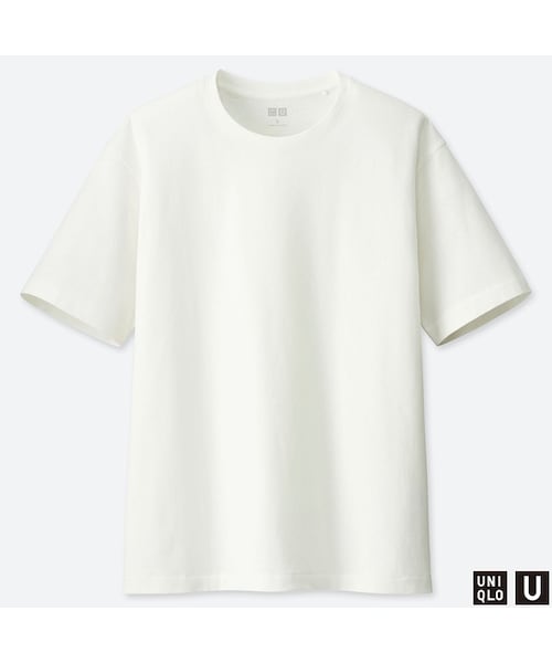 UNIQLO（ユニクロ）の「リラックスフィットクルーネックT（半袖）（Tシャツ/カットソー・レディース・YELLOW 45/NAVY 69/PURPLE 72/LIGHT GRAY 02/BROWN 34/OFF WHITE 01/BLUE 63/LIGHT PURPLE 70/BLACK 09/DARK GRAY 08・M/XL/XS/XXL/3XL/S/L）」の2枚目の写真