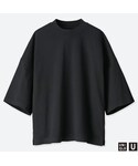 ユニクロ | オーバーサイズスクエアＴ（5分袖）(T Shirts)