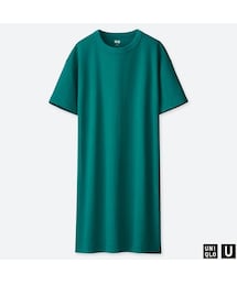 UNIQLO | クルーネックTワンピース（半袖）(ワンピース)