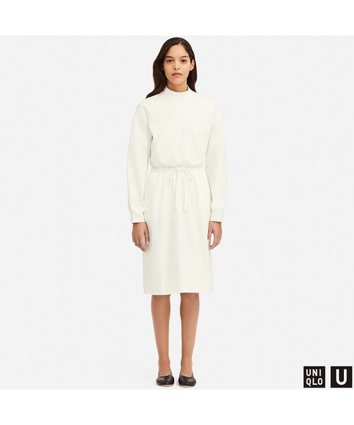 ユニクロ ユニクロ の ドローストリングワンピース 長袖 ワンピース Wear