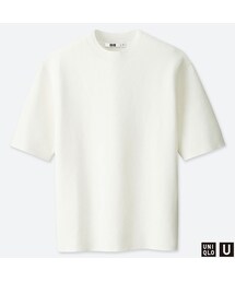 UNIQLO | ミラノリブクルーネックセーター（半袖）(ニット/セーター)