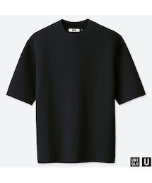 UNIQLO | ミラノリブクルーネックセーター（半袖）(ニット/セーター)