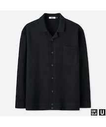 UNIQLO | コットンカシミヤニットシャツ（長袖）(ニット/セーター)