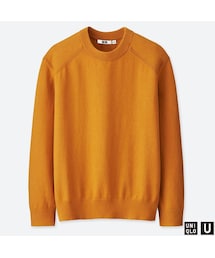 UNIQLO | コットンカシミヤクルーネックセーター（長袖）(ニット/セーター)