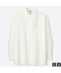 UNIQLO | ワイドフィットシャツ（長袖）(シャツ/ブラウス)