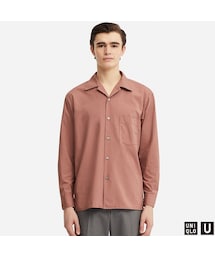 UNIQLO | ワイドフィットシャツ（長袖）(シャツ/ブラウス)