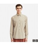 ユニクロ | ワイドフィットチェックシャツ（長袖）(Shirts)