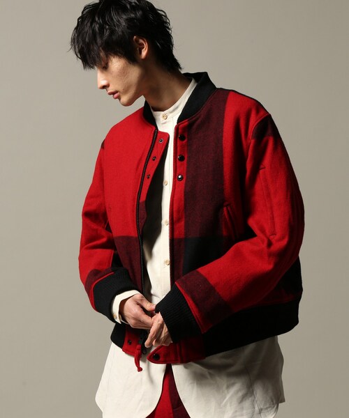 Engineered Garments AVIATOR JACKET 赤