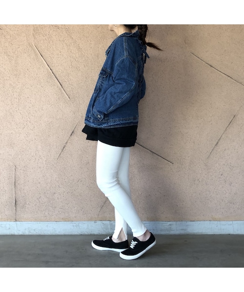 copine（コピン）の「再入荷！着るだけで抜き襟！おしゃれGジャン（デニムジャケット・レディース・その他）」の8枚目の写真