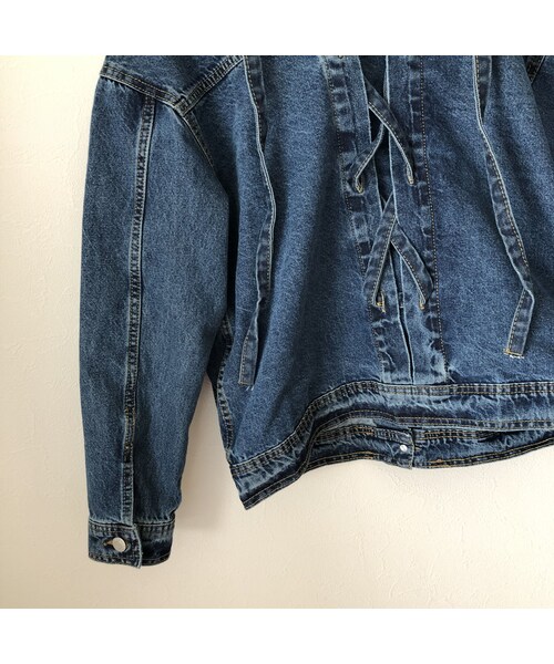 copine（コピン）の「再入荷！着るだけで抜き襟！おしゃれGジャン（デニムジャケット・レディース・その他）」の15枚目の写真