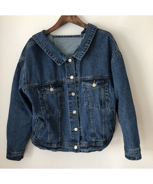 copine（コピン）の「再入荷！着るだけで抜き襟！おしゃれGジャン（デニムジャケット・レディース・その他）」の13枚目の写真