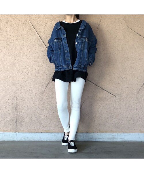 copine（コピン）の「再入荷！着るだけで抜き襟！おしゃれGジャン（デニムジャケット・レディース・その他）」の7枚目の写真