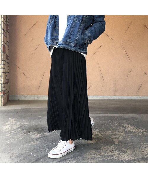 copine（コピン）の「シフォンプリーツロングスカート【クリックポスト対象商品】（スカート・レディース・その他）」の7枚目の写真