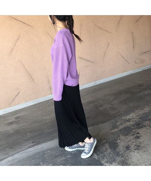 copine（コピン）の「シフォンプリーツロングスカート【クリックポスト対象商品】（スカート・レディース・その他）」の11枚目の写真