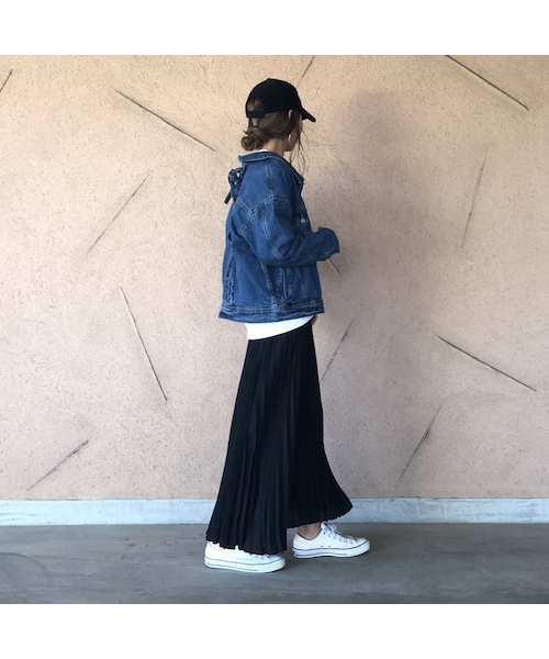 copine（コピン）の「シフォンプリーツロングスカート【クリックポスト対象商品】（スカート・レディース・その他）」の5枚目の写真