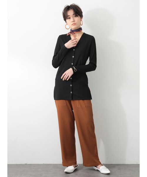 koe（コエ）の「リブパンツ（その他・グレー/キャメル・F）」の12枚目の写真