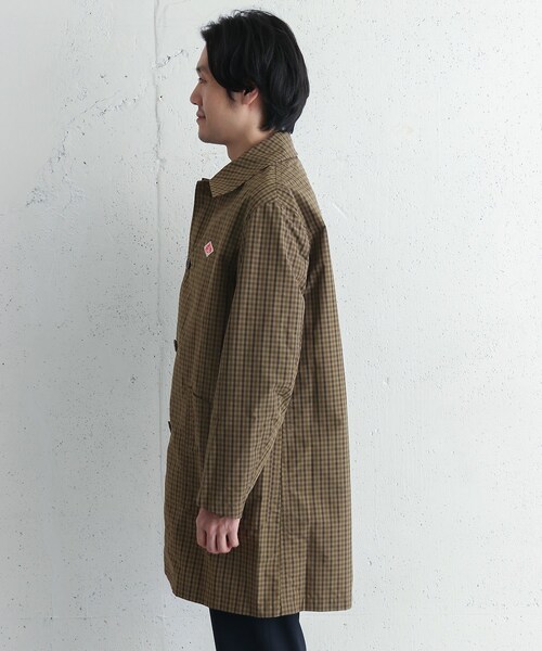 DANTON(ダントン)の「DANTON NYLON TAFFETA CHECK COAT(ジャケット/アウター・メンズ・BLK WATCH/BRN CHECK・38/40)」の7枚目の写真