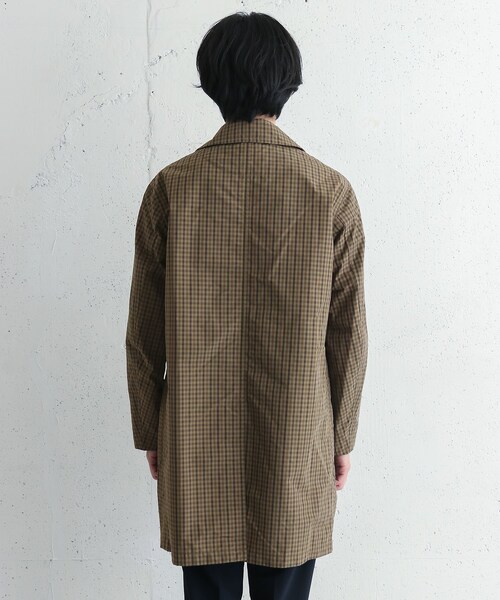 DANTON(ダントン)の「DANTON NYLON TAFFETA CHECK COAT(ジャケット/アウター・メンズ・BLK WATCH/BRN CHECK・38/40)」の8枚目の写真