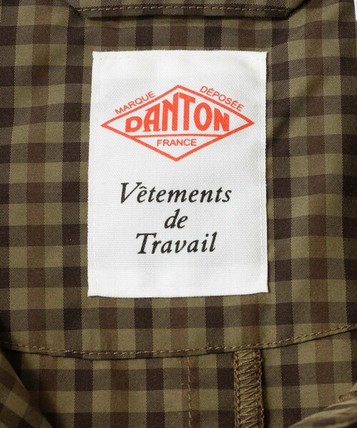 DANTON(ダントン)の「DANTON NYLON TAFFETA CHECK COAT(ジャケット/アウター・メンズ・BLK WATCH/BRN CHECK・38/40)」の11枚目の写真