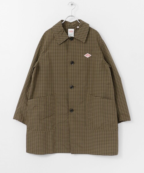 DANTON(ダントン)の「DANTON NYLON TAFFETA CHECK COAT(ジャケット/アウター・メンズ・BLK WATCH/BRN CHECK・38/40)」の9枚目の写真