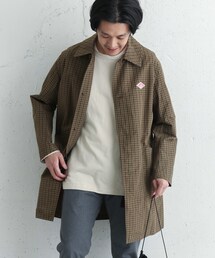 DANTON | DANTON NYLON TAFFETA CHECK COAT(ジャケット/アウター)