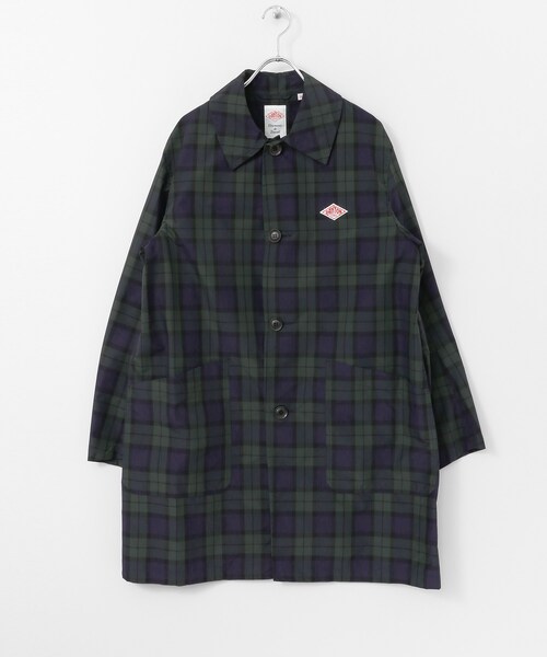 DANTON(ダントン)の「DANTON NYLON TAFFETA CHECK COAT(ジャケット/アウター・メンズ・BLK WATCH/BRN CHECK・38/40)」の10枚目の写真