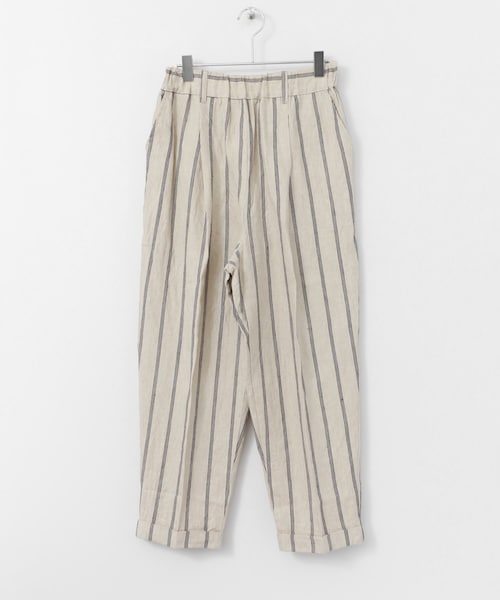 siiwa（シーワ）の「siiwa リネンストライプイージーパンツ（パンツ・レディース・その他・one）」の2枚目の写真