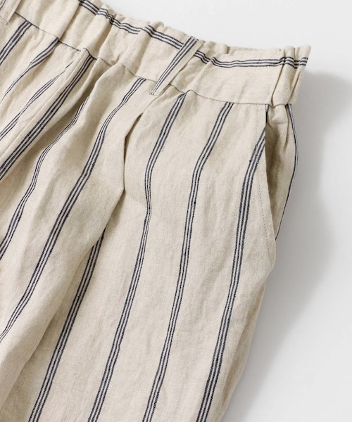 siiwa（シーワ）の「siiwa リネンストライプイージーパンツ（パンツ・レディース・その他・one）」の4枚目の写真