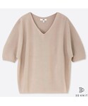 ユニクロ | 3Dコットンドルマンスリーブセーター（5分袖）(針織衫)