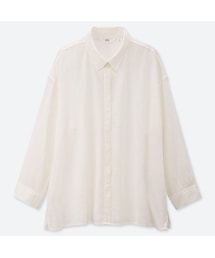 UNIQLO | リネンブレンドシャツ（7分袖）(シャツ/ブラウス)