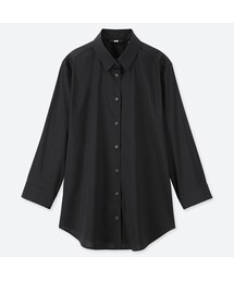 UNIQLO | スーピマコットンストレッチシャツ（7分袖）(シャツ/ブラウス)