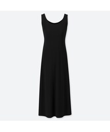 UNIQLO | ロングブラワンピース（ノースリーブ）(ワンピース)