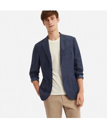 UNIQLO（ユニクロ）の「リネンコットンジャケット（スリム