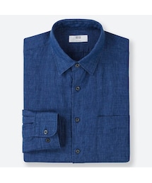 UNIQLO | プレミアムリネンシャツ（長袖）(シャツ/ブラウス)
