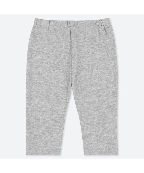 UNIQLO（ユニクロ）の「レギンス（7分丈）（その他ベビー用品・キッズ・OFF WHITE 01/BLACK 09/GRAY 03・110/90/70/100/80）」の3枚目の写真