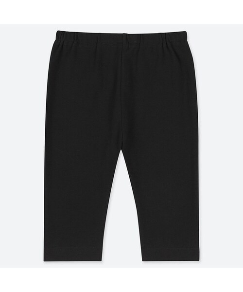 UNIQLO（ユニクロ）の「レギンス（7分丈）（その他ベビー用品・キッズ・OFF WHITE 01/BLACK 09/GRAY 03・110/90/70/100/80）」の2枚目の写真