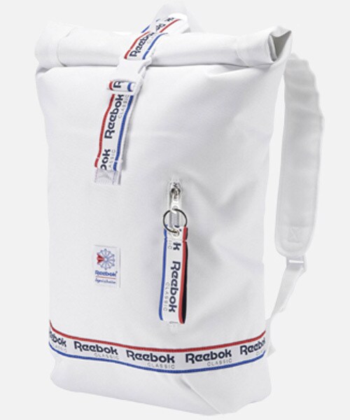 Reebok(リーボック)の「CL グラフィック テーピング バックパック(バックパック/リュック・レディース・ブラック/ホワイト・free)」の2枚目の写真