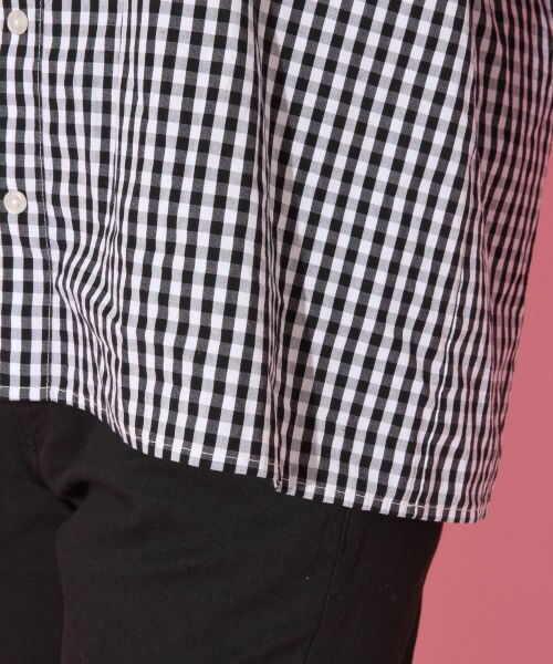 repipi armario（レピピ アルマリオ）の「カサネギフウカタアキシャツ（トップス・ギンガムチェック/ストライプ）」の11枚目の写真