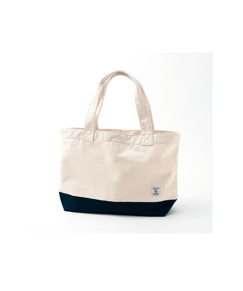 Sunny clouds(サニークラウズ)の「サニークラウズ マリンなキャンバスバッグ(バッグ・財布・靴 > バッグ > その他バッグ・レディース・ホワイト/ネイビー)」の3枚目の写真