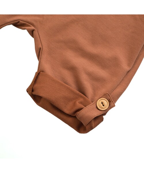 cache cache（カシュ カシュ）の「Little HEDONIST  SHORT  LEGGED  SALOPETE  (MOCHA）SIZE86（その他パンツ・キッズ・その他）」の4枚目の写真