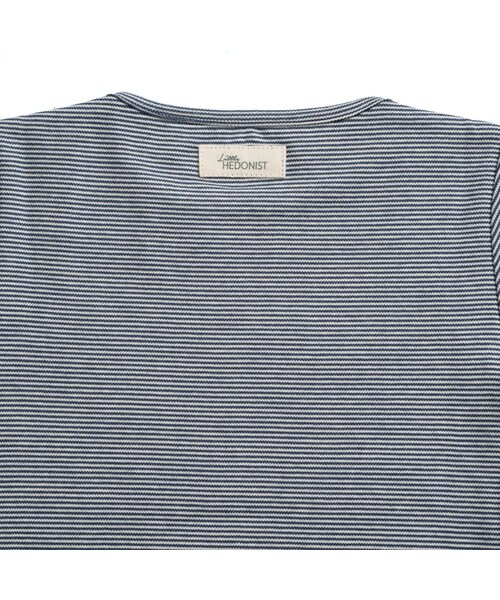 cache cache（カシュ カシュ）の「Little HEDONIST　SHIRT ISABEL（ BLACK IRIS／STRIPED）SIZE86（Tシャツ/カットソー・キッズ・その他）」の3枚目の写真