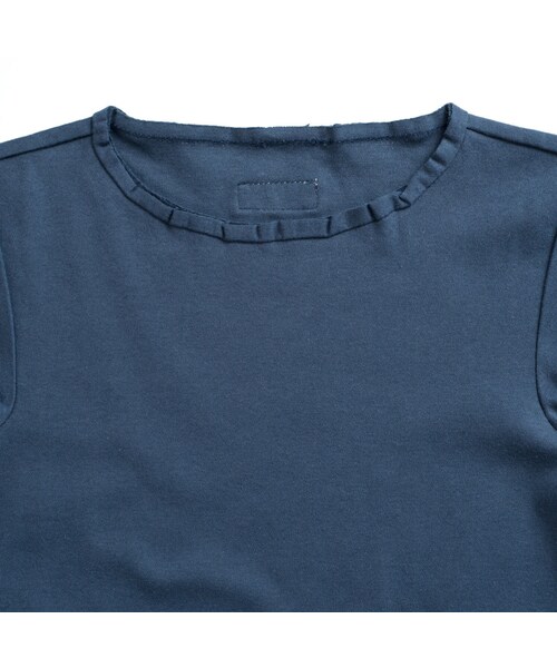 cache cache（カシュ カシュ）の「Little HEDONIST　SHIRT ISABEL（ BLACK IRIS ）SIZE86（Tシャツ/カットソー・キッズ・その他）」の3枚目の写真