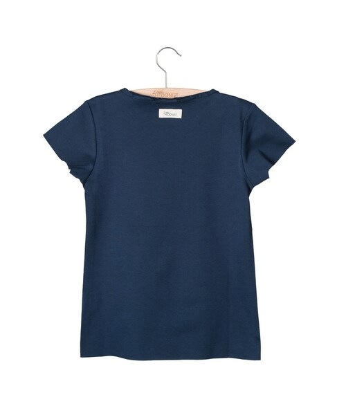 cache cache（カシュ カシュ）の「Little HEDONIST　SHIRT ISABEL（ BLACK IRIS ）SIZE86（Tシャツ/カットソー・キッズ・その他）」の2枚目の写真
