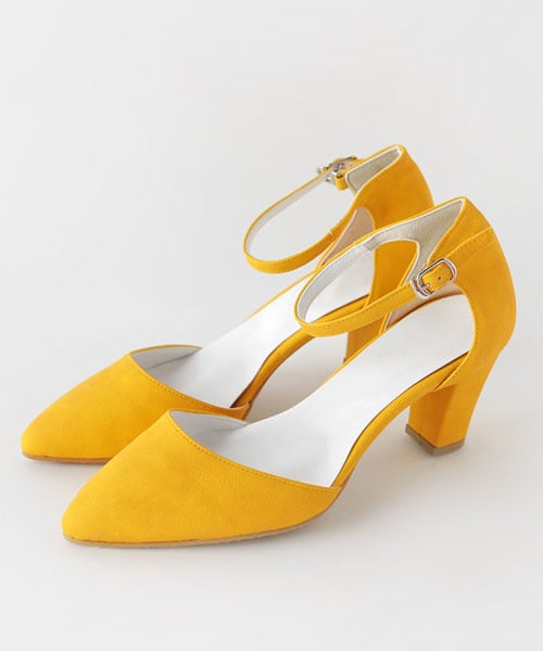 DHOLIC（ディーホリック）の「ストラップミドルヒールシューズ（その他シューズ・レディース・グレー/ピンク/ベージュ/イエロー/ブラック/オレンジ・225/230/235/240/245/250）」の4枚目の写真