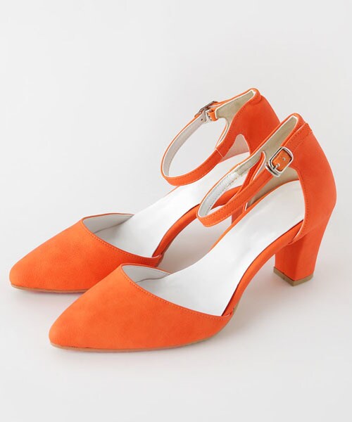 DHOLIC（ディーホリック）の「ストラップミドルヒールシューズ（その他シューズ・レディース・グレー/ピンク/ベージュ/イエロー/ブラック/オレンジ・225/230/235/240/245/250）」の6枚目の写真