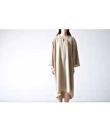 my beautiful landlet | VOAAOV ヴィンテージ加工バックタックワンピース beige(ワンピース)